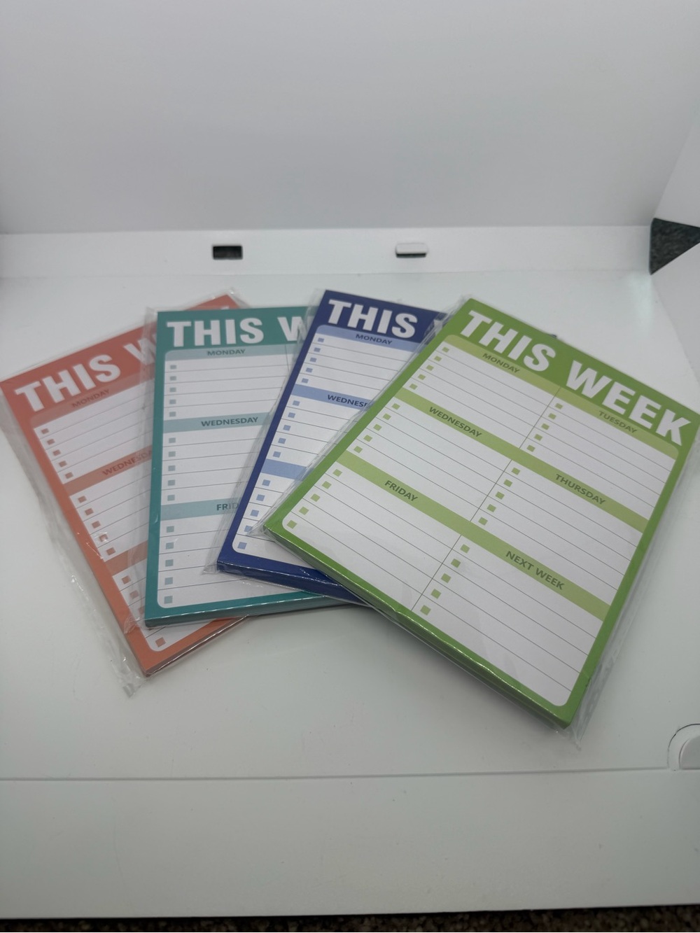 Weekly Planner Notepad Pad - 4 pack - Picture 2 of 5